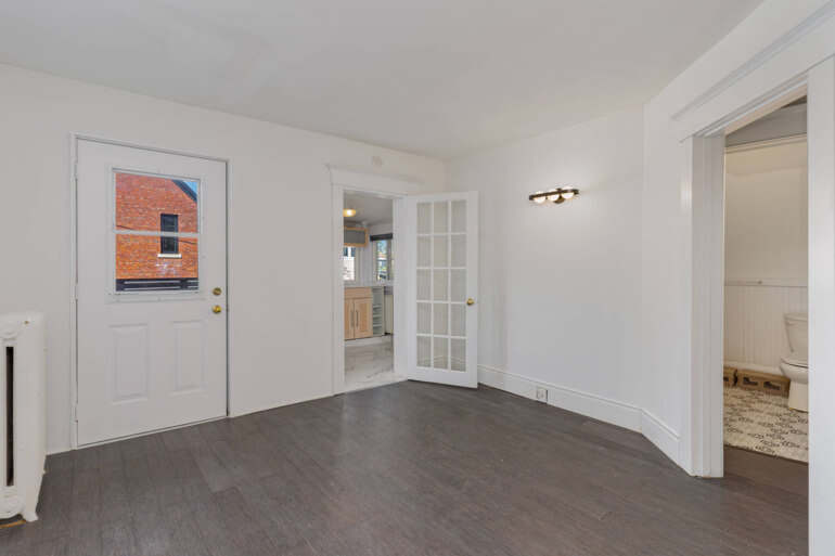 Dining room before staging