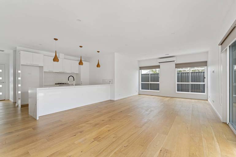 Kitchen before staging
